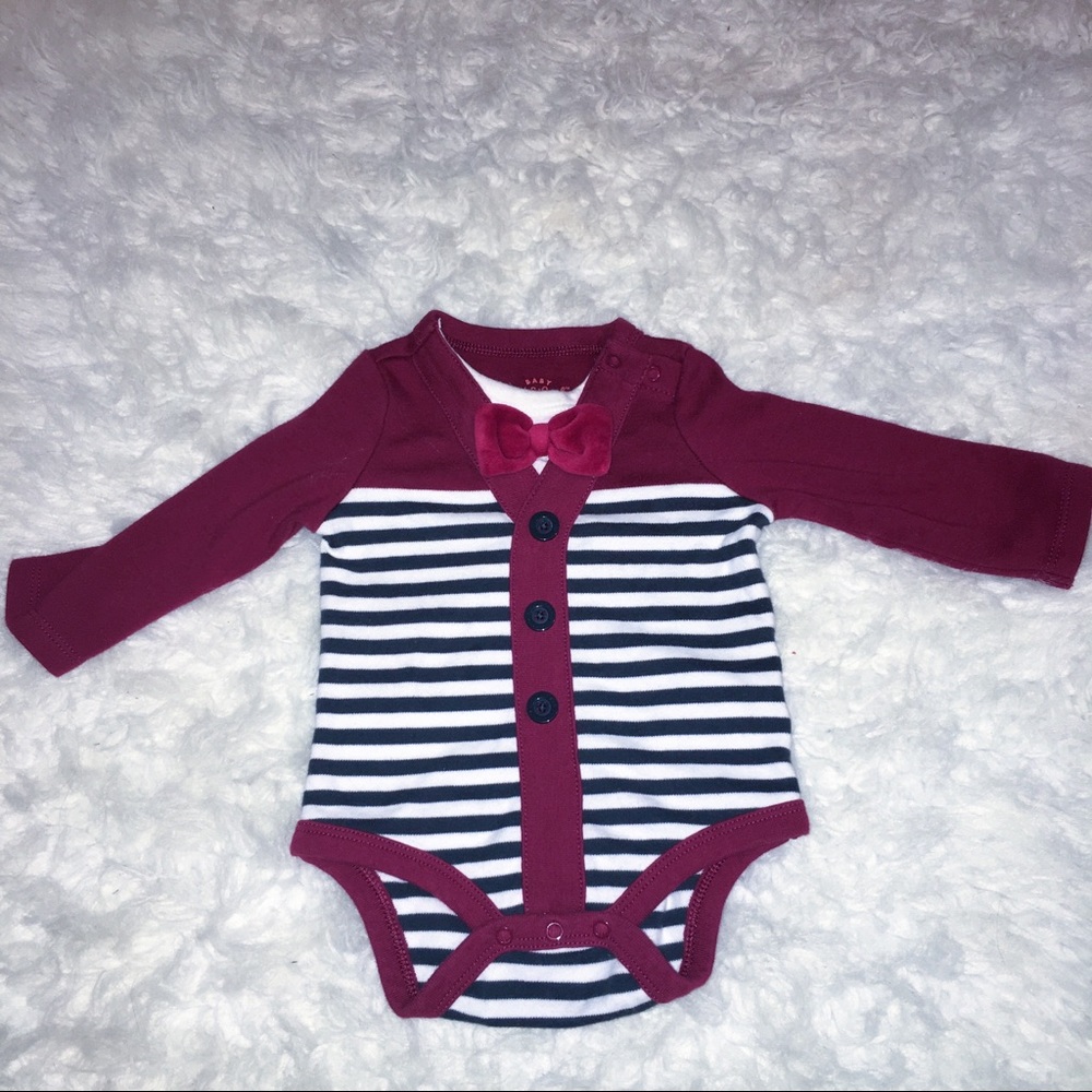 Cat & Jack 3-6 Month Tie Onesie